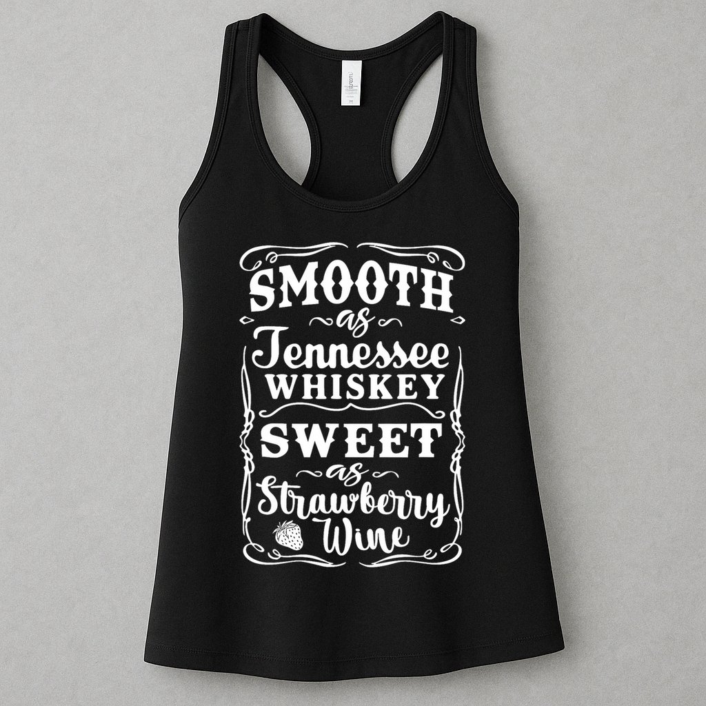 Smooth As Tennessee Whiskey Country Music Womens Tank Top