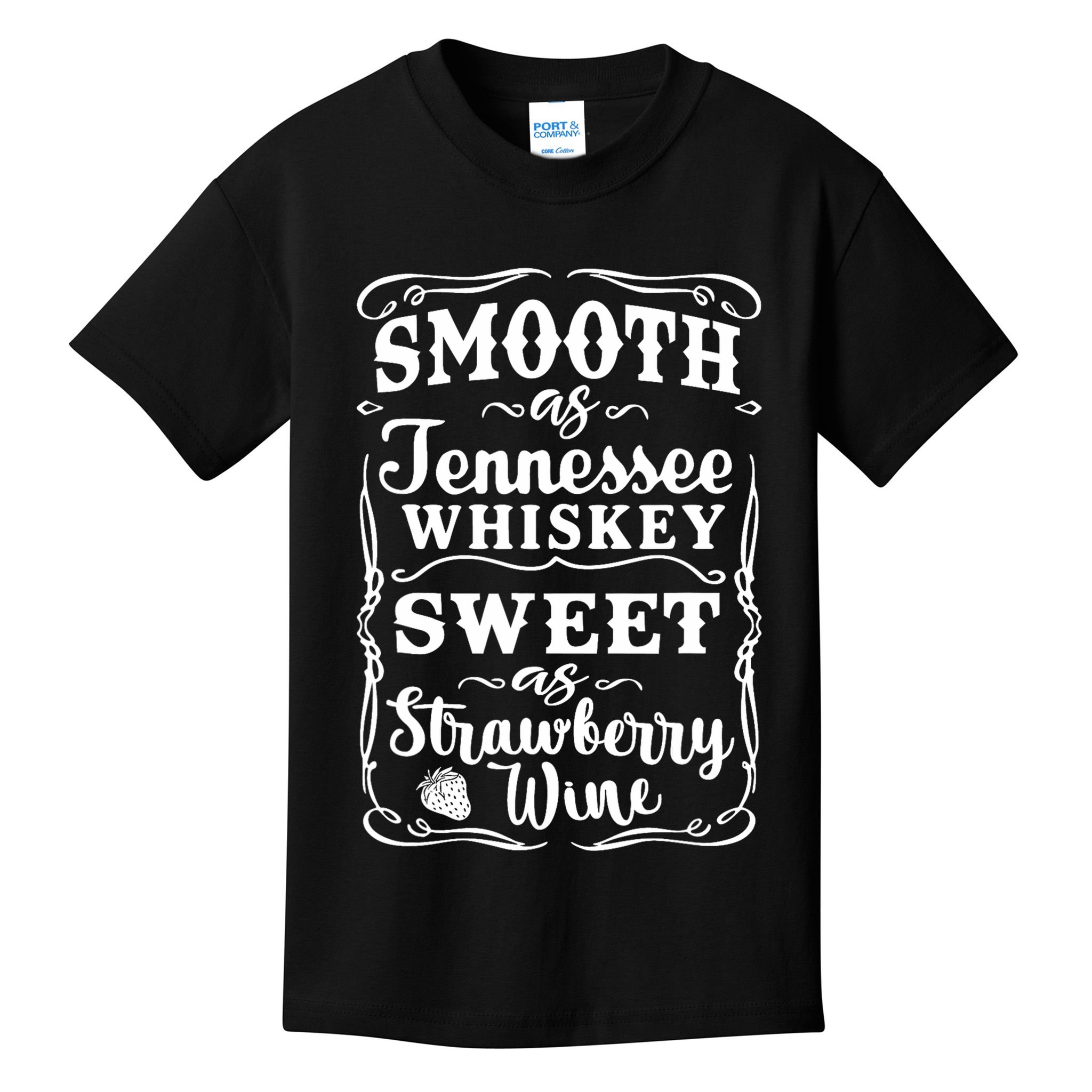 Smooth As Tennessee Whiskey Country Music Kids T-Shirt