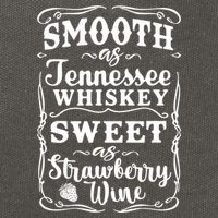 Smooth As Tennessee Whiskey Country Music Cotton Canvas Backpack