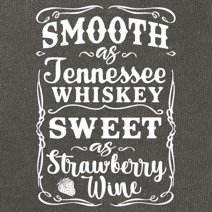 Smooth As Tennessee Whiskey Country Music Cotton Canvas Backpack