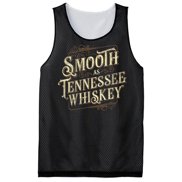 Smooth As Tennessee Whiskey Country Mesh Reversible Basketball Jersey Tank