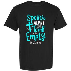 Spoiler Alert Tomb Was Empty Easter Christian Garment-Dyed Heavyweight T-Shirt