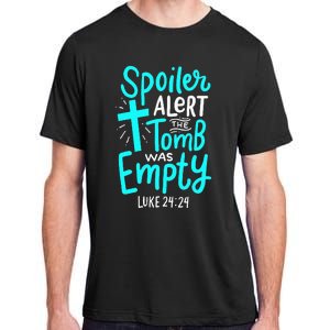 Spoiler Alert Tomb Was Empty Easter Christian Adult ChromaSoft Performance T-Shirt