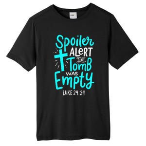 Spoiler Alert Tomb Was Empty Easter Christian Tall Fusion ChromaSoft Performance T-Shirt