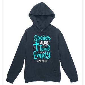 Spoiler Alert Tomb Was Empty Easter Christian Urban Pullover Hoodie