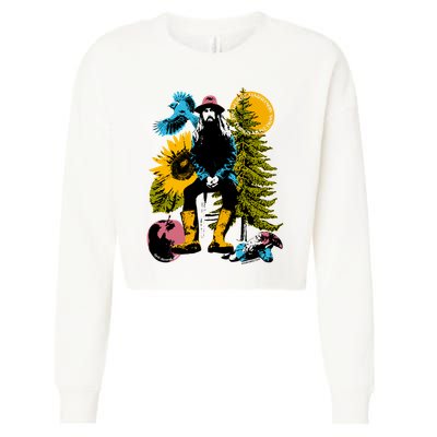 Stereospectral All Things Must Pass Cropped Pullover Crew