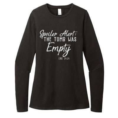 Spoiler Alert The Tomb Was Empty Christianity Womens CVC Long Sleeve Shirt