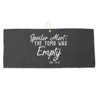 Spoiler Alert The Tomb Was Empty Christianity Large Microfiber Waffle Golf Towel