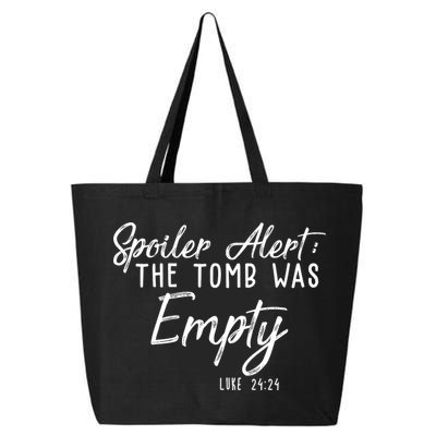 Spoiler Alert The Tomb Was Empty Christianity 25L Jumbo Tote