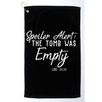 Spoiler Alert The Tomb Was Empty Christianity Golf Towel