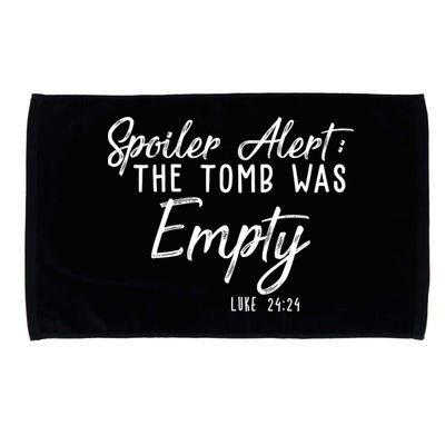 Spoiler Alert The Tomb Was Empty Christianity Microfiber Hand Towel
