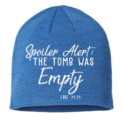 Spoiler Alert The Tomb Was Empty Christianity Sustainable Beanie