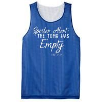 Spoiler Alert The Tomb Was Empty Christianity Mesh Reversible Basketball Jersey Tank