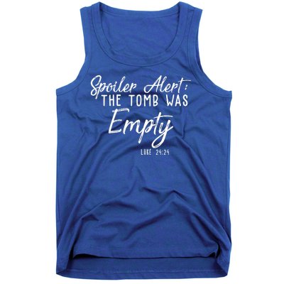 Spoiler Alert The Tomb Was Empty Christianity Tank Top