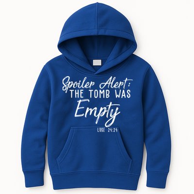 Spoiler Alert The Tomb Was Empty Christianity Kids Hoodie