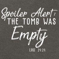 Spoiler Alert The Tomb Was Empty Christianity Cotton Canvas Backpack
