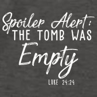 Spoiler Alert The Tomb Was Empty Christianity Vector Backpack