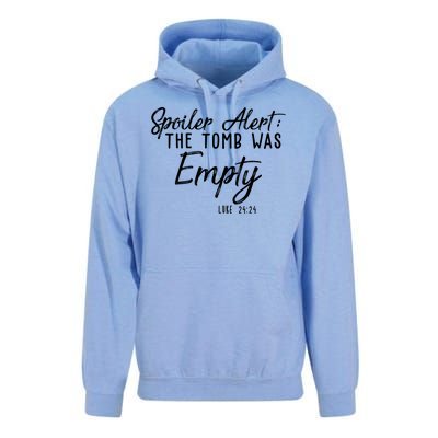 Spoiler Alert The Tomb Was Empty Christianity Unisex Surf Hoodie