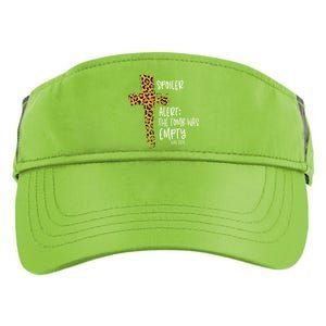 Spoiler Alert Tomb Was Empty Easter Religious Christian Gift Adult Drive Performance Visor