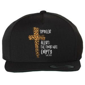 Spoiler Alert Tomb Was Empty Easter Religious Christian Gift Wool Snapback Cap