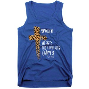 Spoiler Alert Tomb Was Empty Easter Religious Christian Gift Tank Top