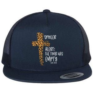 Spoiler Alert Tomb Was Empty Easter Religious Christian Gift Flat Bill Trucker Hat