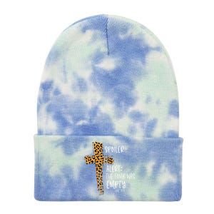 Spoiler Alert Tomb Was Empty Easter Religious Christian Gift Tie Dye 12in Knit Beanie