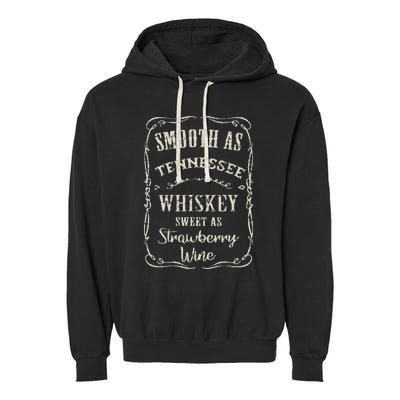 Smooth As Tennessee Whiskey Funny Humour Vacation Garment-Dyed Fleece Hoodie