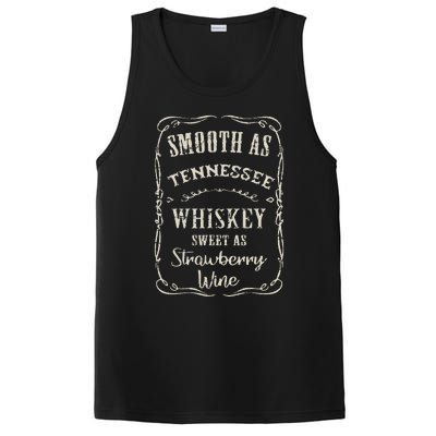 Smooth As Tennessee Whiskey Funny Humour Vacation PosiCharge Competitor Tank