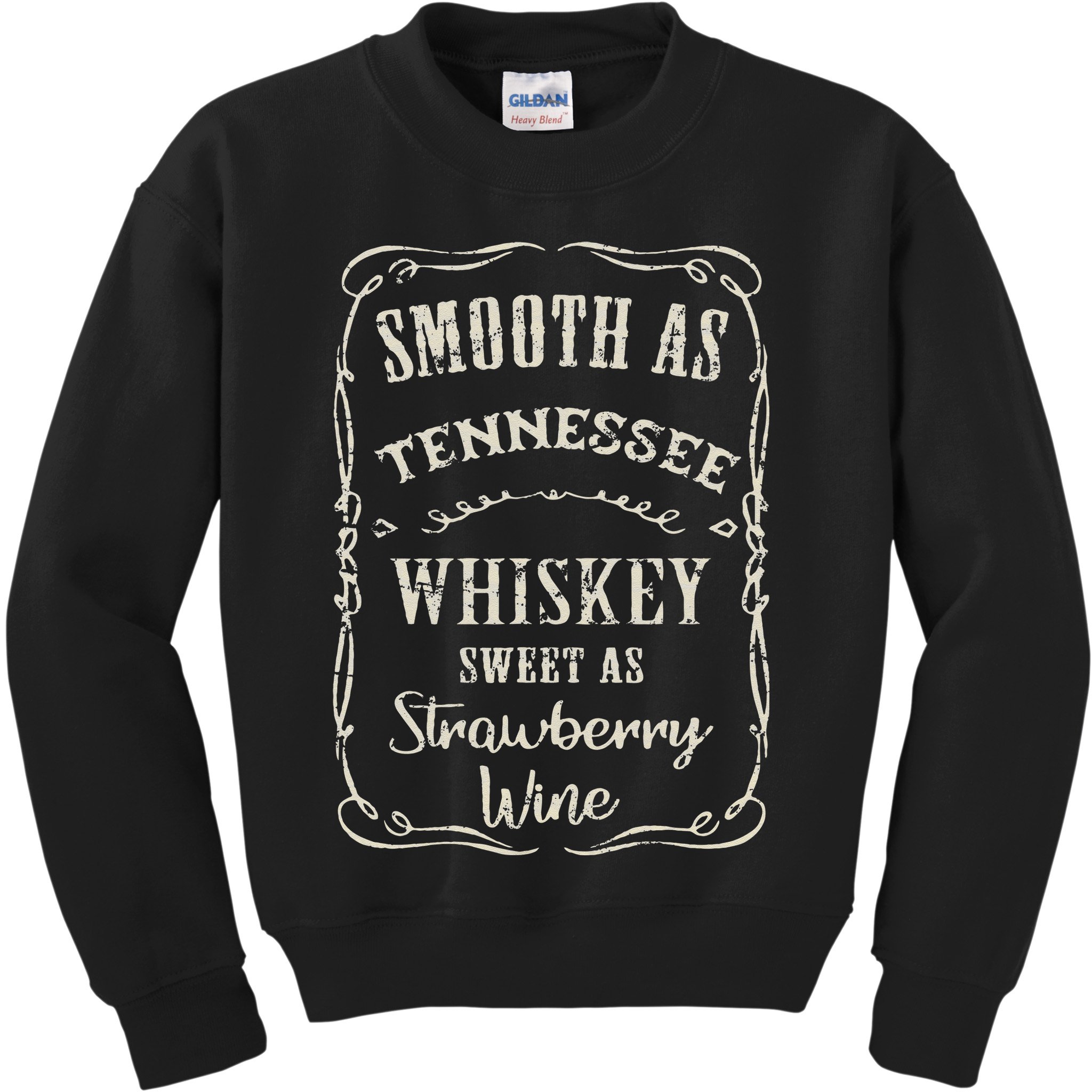 Smooth As Tennessee Whiskey Funny Humour Vacation Kids Sweatshirt