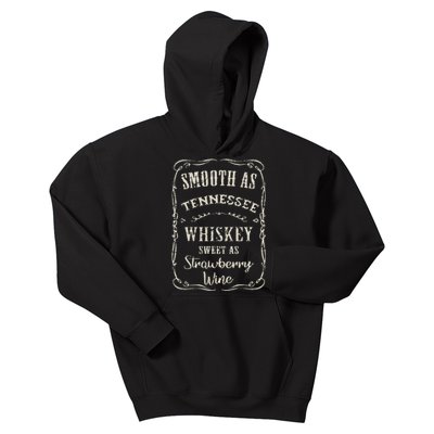 Smooth As Tennessee Whiskey Funny Humour Vacation Kids Hoodie