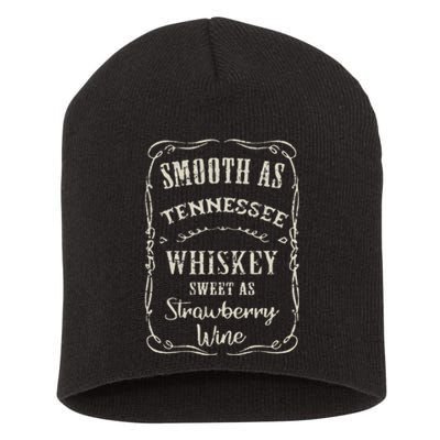 Smooth As Tennessee Whiskey Funny Humour Vacation Short Acrylic Beanie