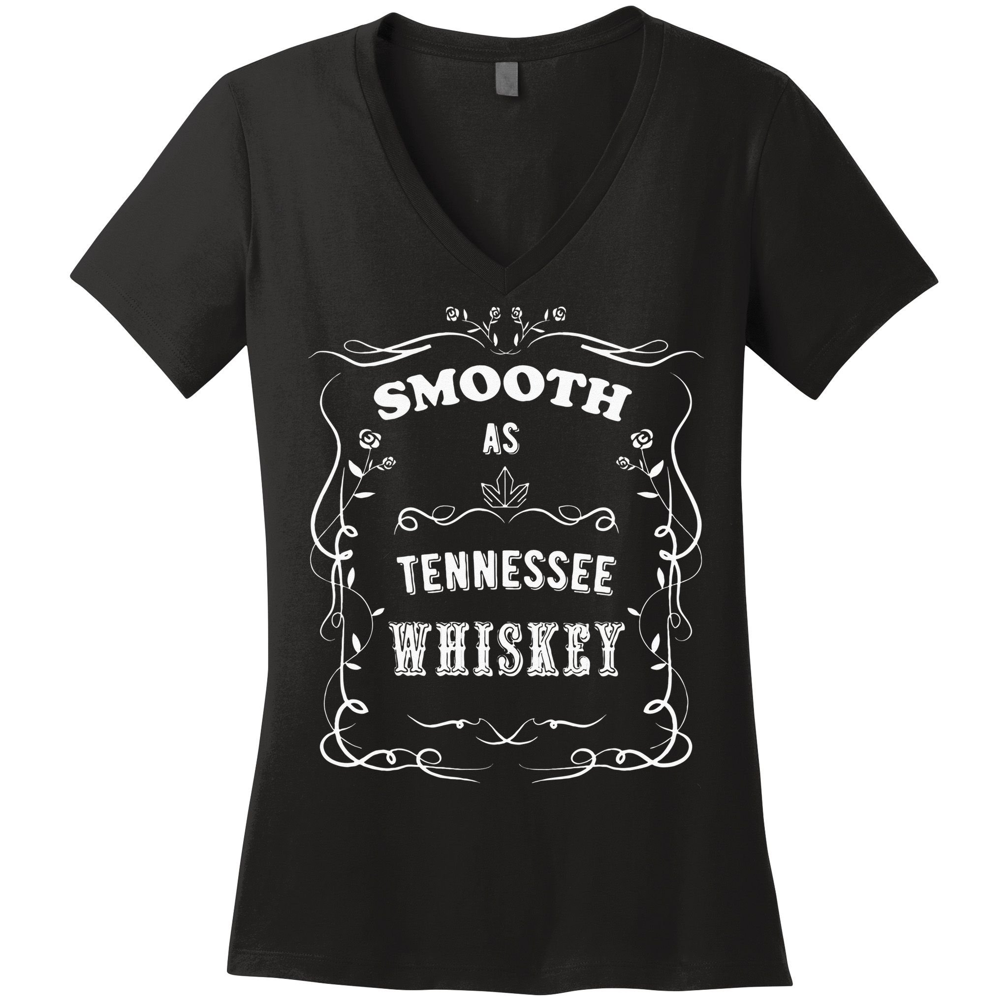 Smooth As Tennessee Whiskey Women's V-Neck T-Shirt