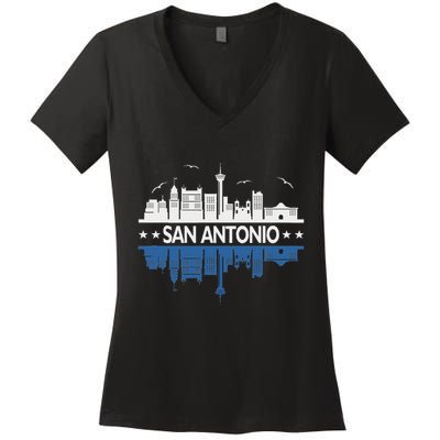 San Antonio Texas San Antonio Gift Women's V-Neck T-Shirt