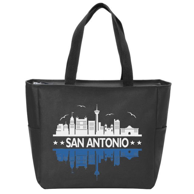 San Antonio Texas San Antonio Gift Zip Tote Bag