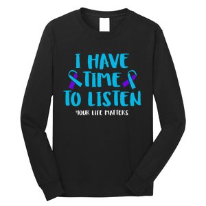 Suicide Awareness Tal Health Awareness Long Sleeve Shirt