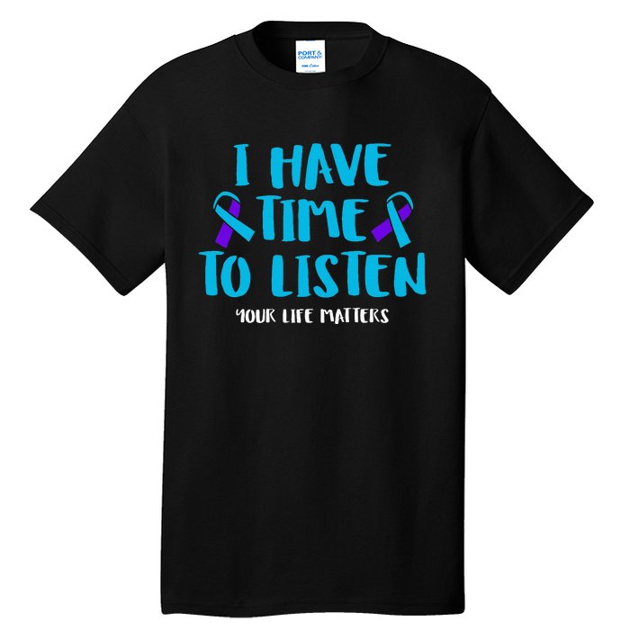 Suicide Awareness Tal Health Awareness Tall T-Shirt