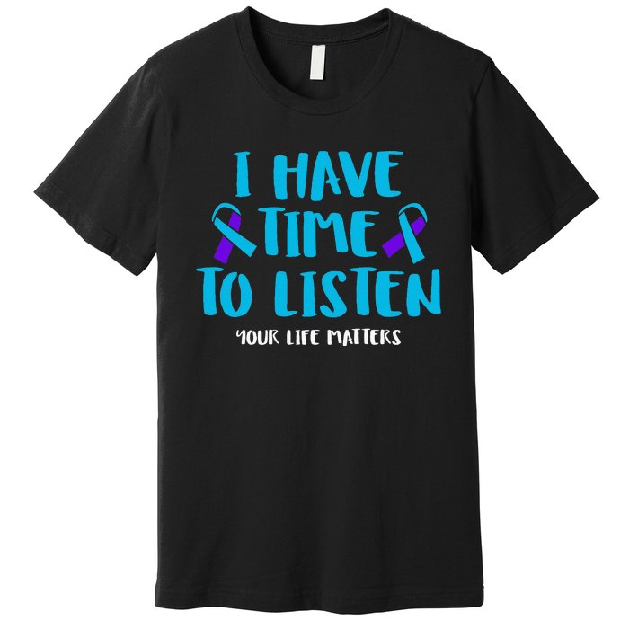 Suicide Awareness Tal Health Awareness Premium T-Shirt