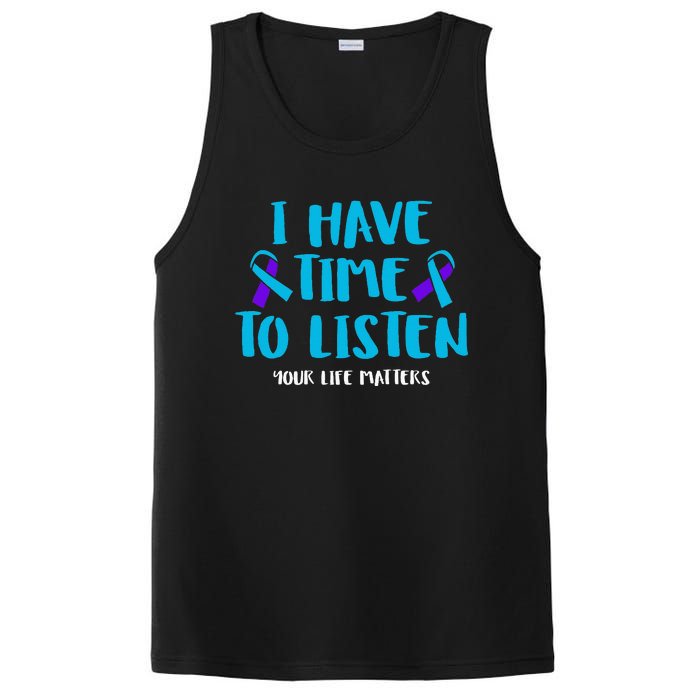 Suicide Awareness Tal Health Awareness PosiCharge Competitor Tank