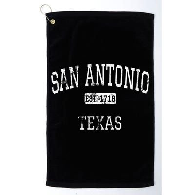 San Antonio Texas TX Vintage Golf Towel