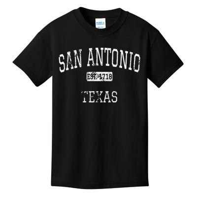 San Antonio Texas TX Vintage Kids T-Shirt