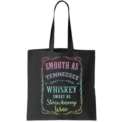 Smooth as Tennessee Whiskey Funny Vacation Bag