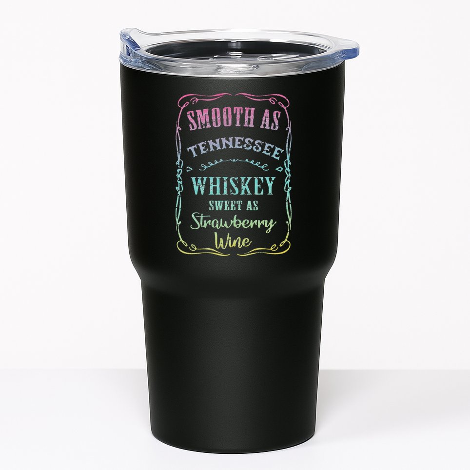Smooth as Tennessee Whiskey Funny Vacation Tumbler