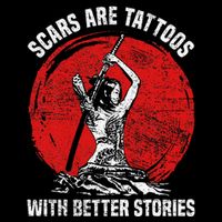 Scars Are Tattoos With Better Stories Funny Gift Impact Tech Backpack