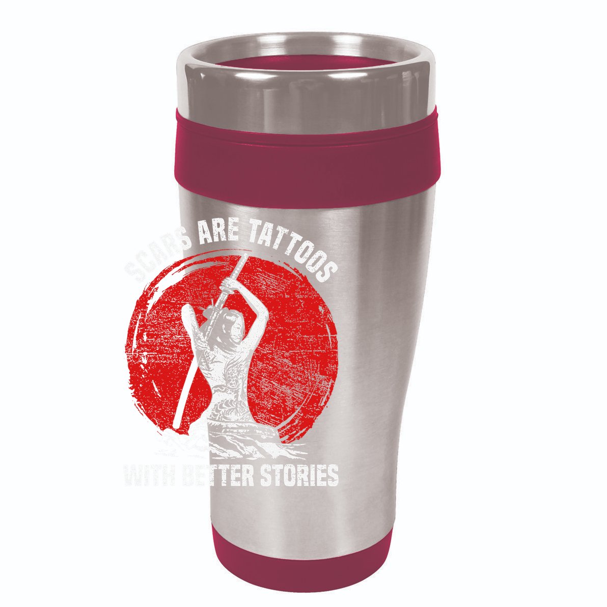 Scars Are Tattoos With Better Stories Funny Gift 15oz Campfire Ceramic Mug