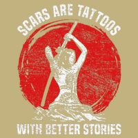 Scars Are Tattoos With Better Stories Funny Gift Cooling Performance Crew T-Shirt
