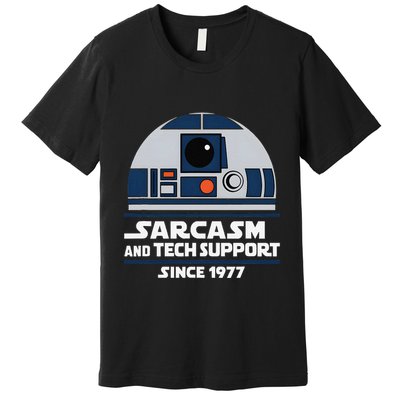 Sarcasm And Techsupport Since1977 Funny Premium T-Shirt