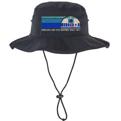 Sarcasm And Tech Support Since 1977 Legacy Cool Fit Booney Bucket Hat