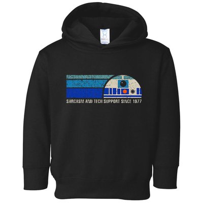 Sarcasm And Tech Support Since 1977 Toddler Hoodie