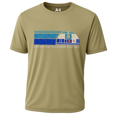 Sarcasm And Tech Support Since 1977 Cooling Performance Crew T-Shirt